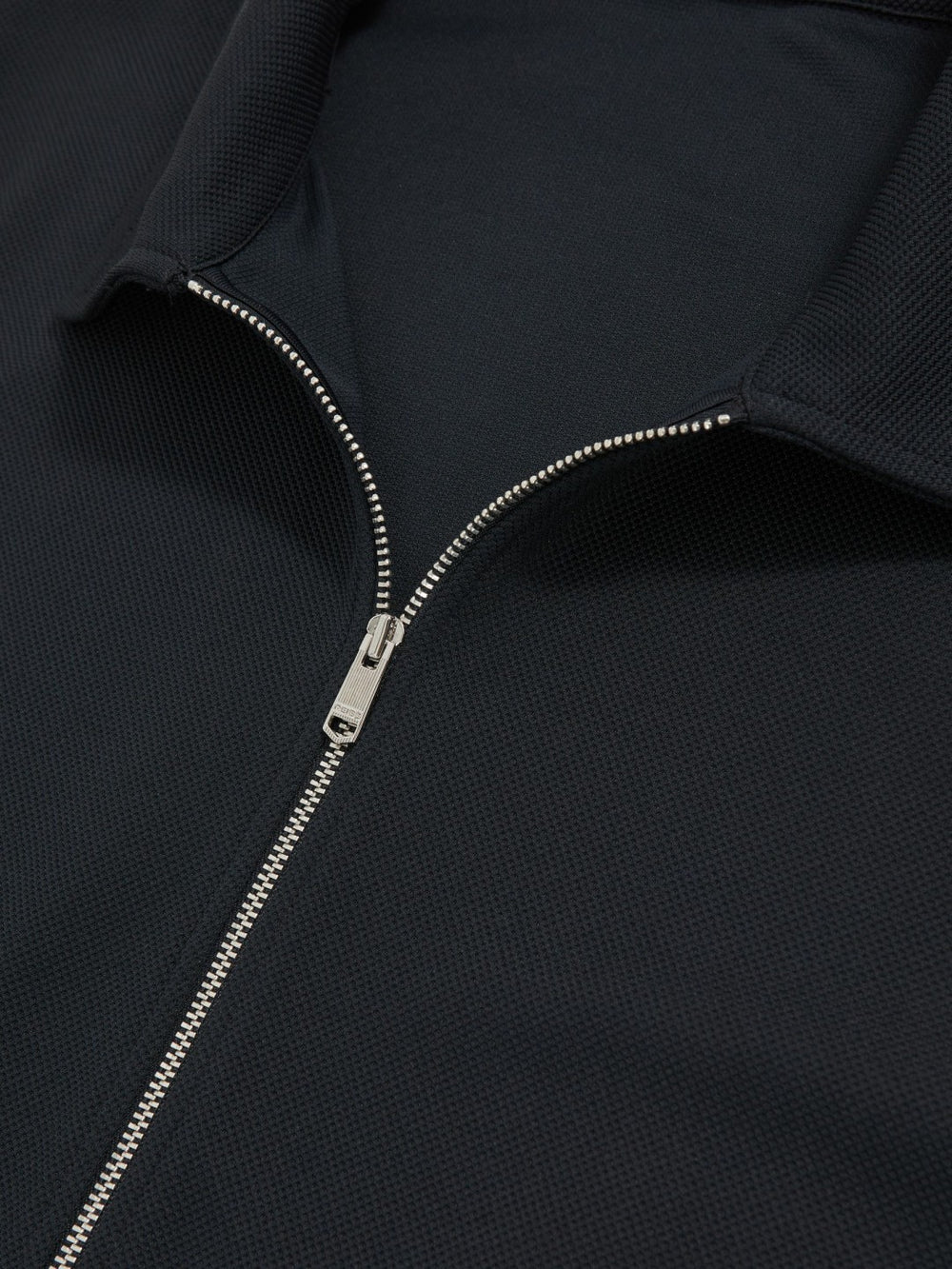 Reiss | Textured Zip Through Overshirt in Navy