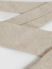 Reiss | Wool-Silk Textured Tie in Oatmeal