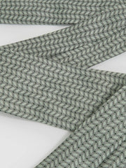 Reiss | Silk Geometric-Chain Print Tie in Sage
