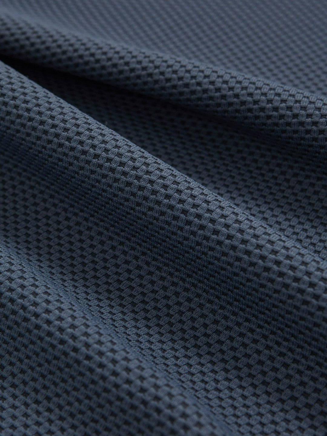 Reiss | Textured Crew-Neck T-Shirt in Airforce Blue
