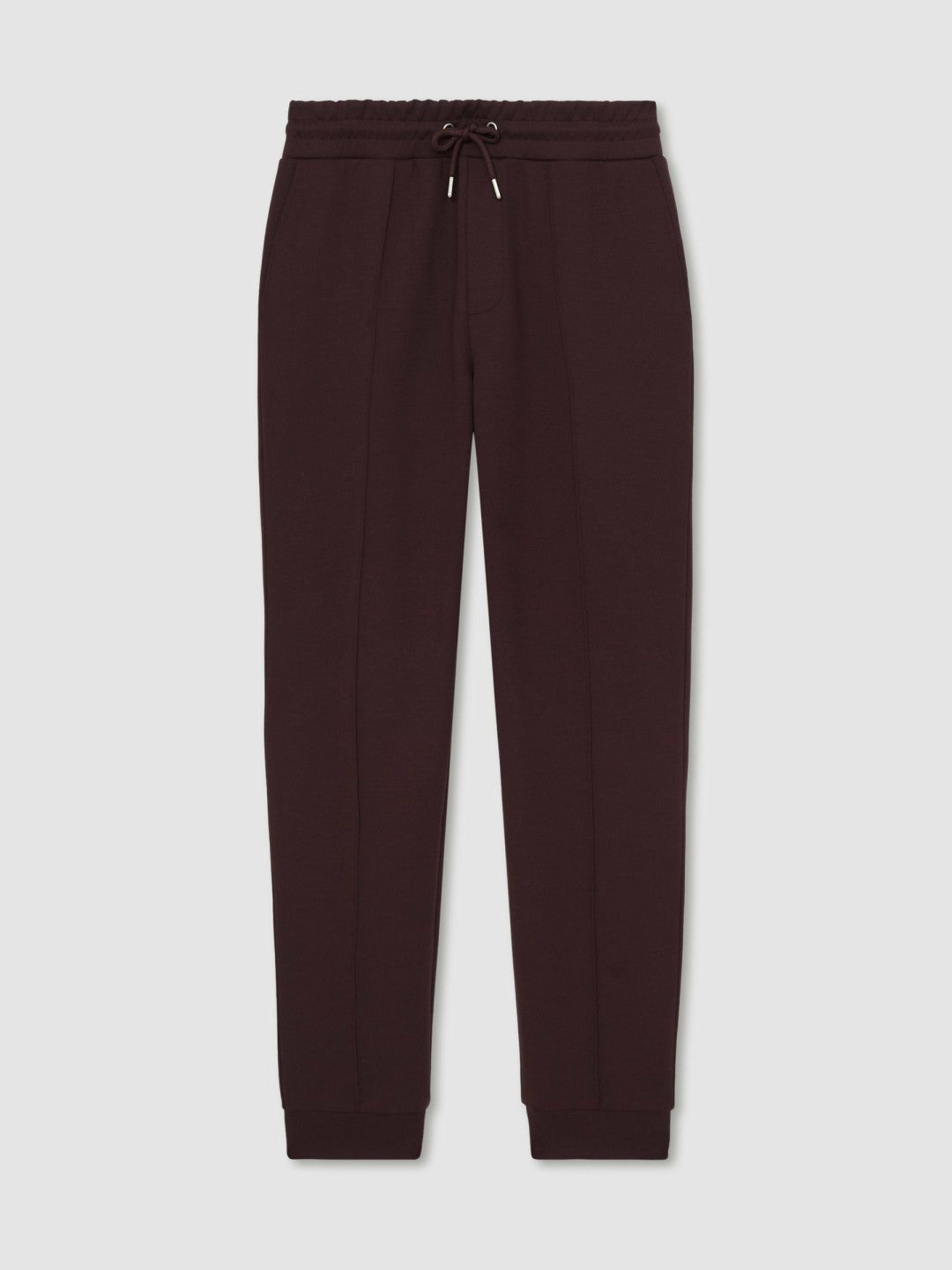 Reiss | Interlock Drawstring Joggers in Cherry Red