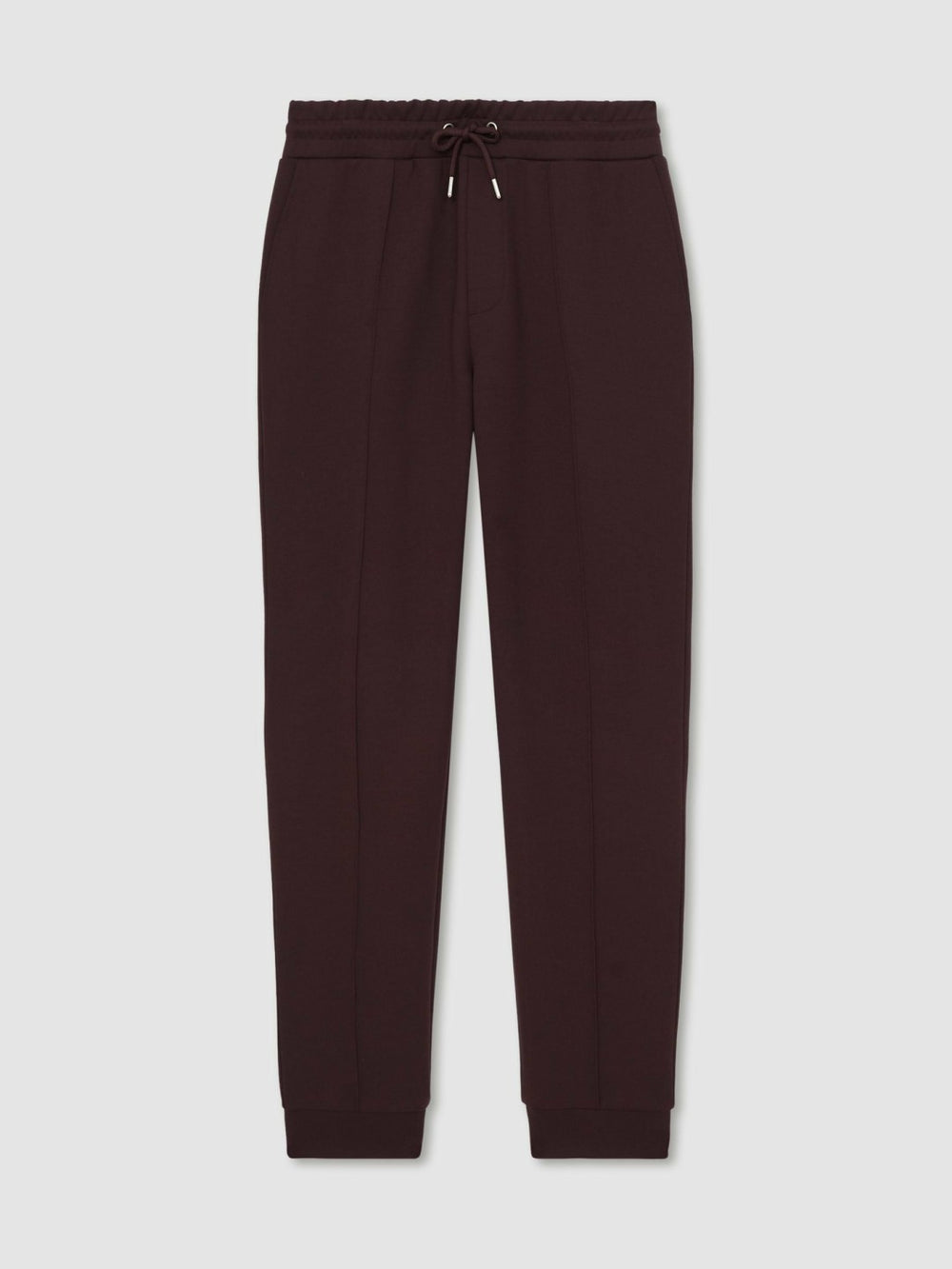 Reiss | Interlock Drawstring Joggers in Cherry Red