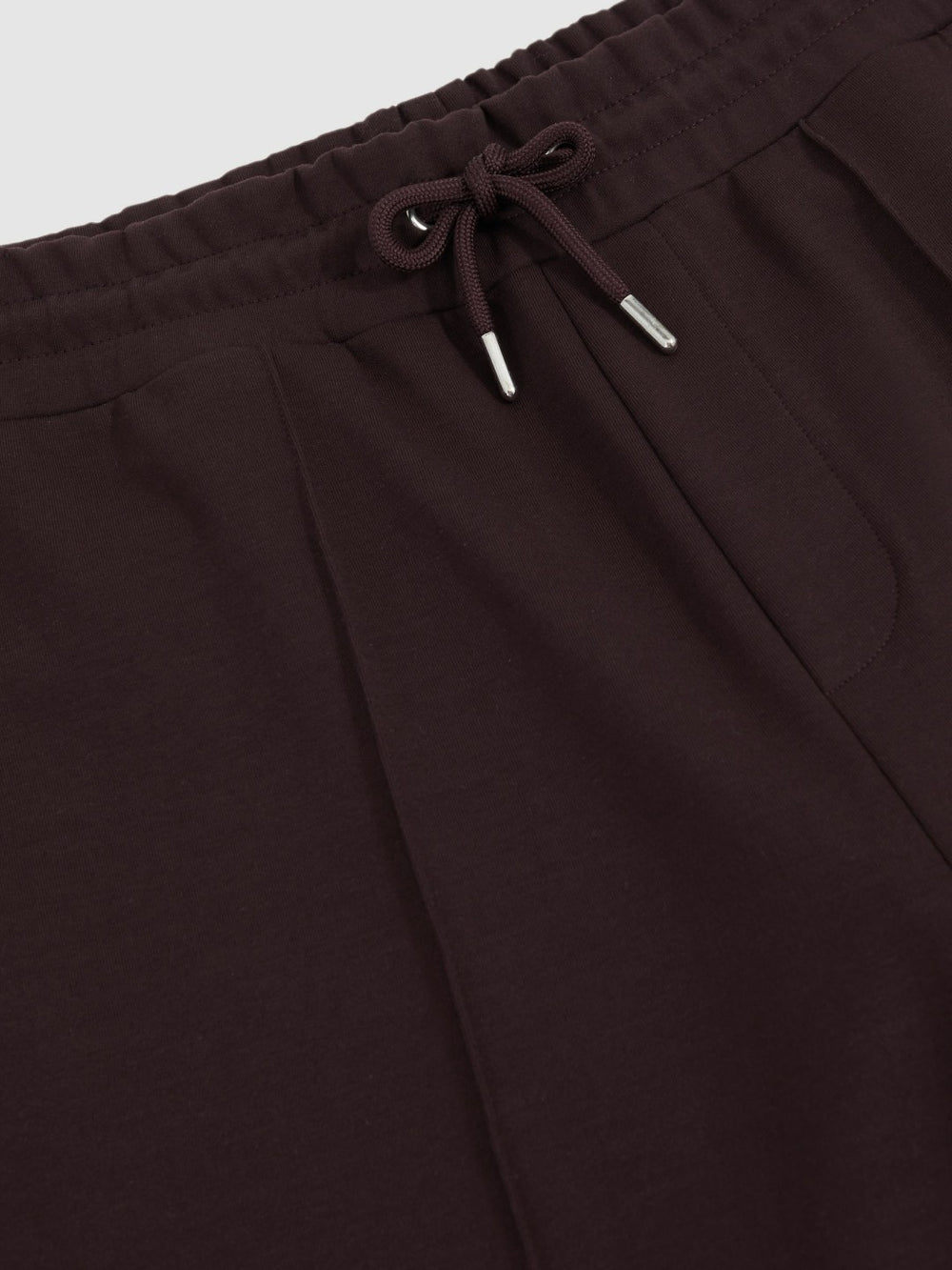Reiss | Interlock Drawstring Joggers in Cherry Red