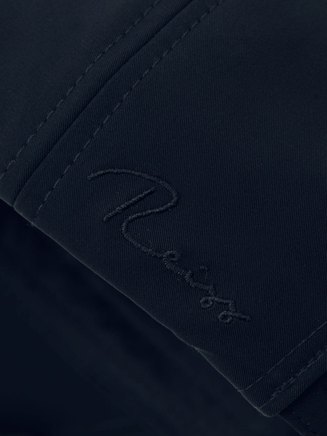 Reiss | Embroidered Logo Tech Baseball Cap in Navy