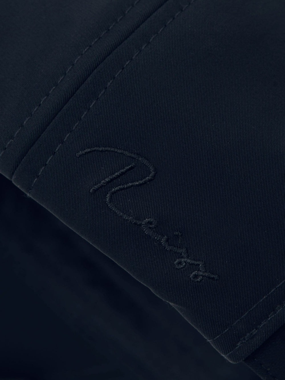 Reiss | Embroidered Logo Tech Baseball Cap in Navy
