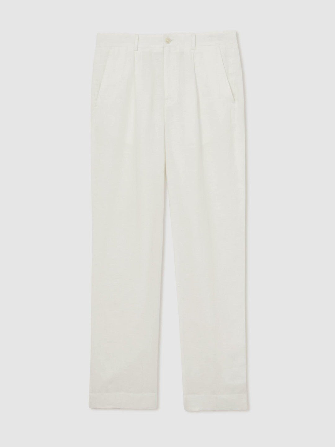 Reiss | | Ché Linen Wide-Leg Trousers in White