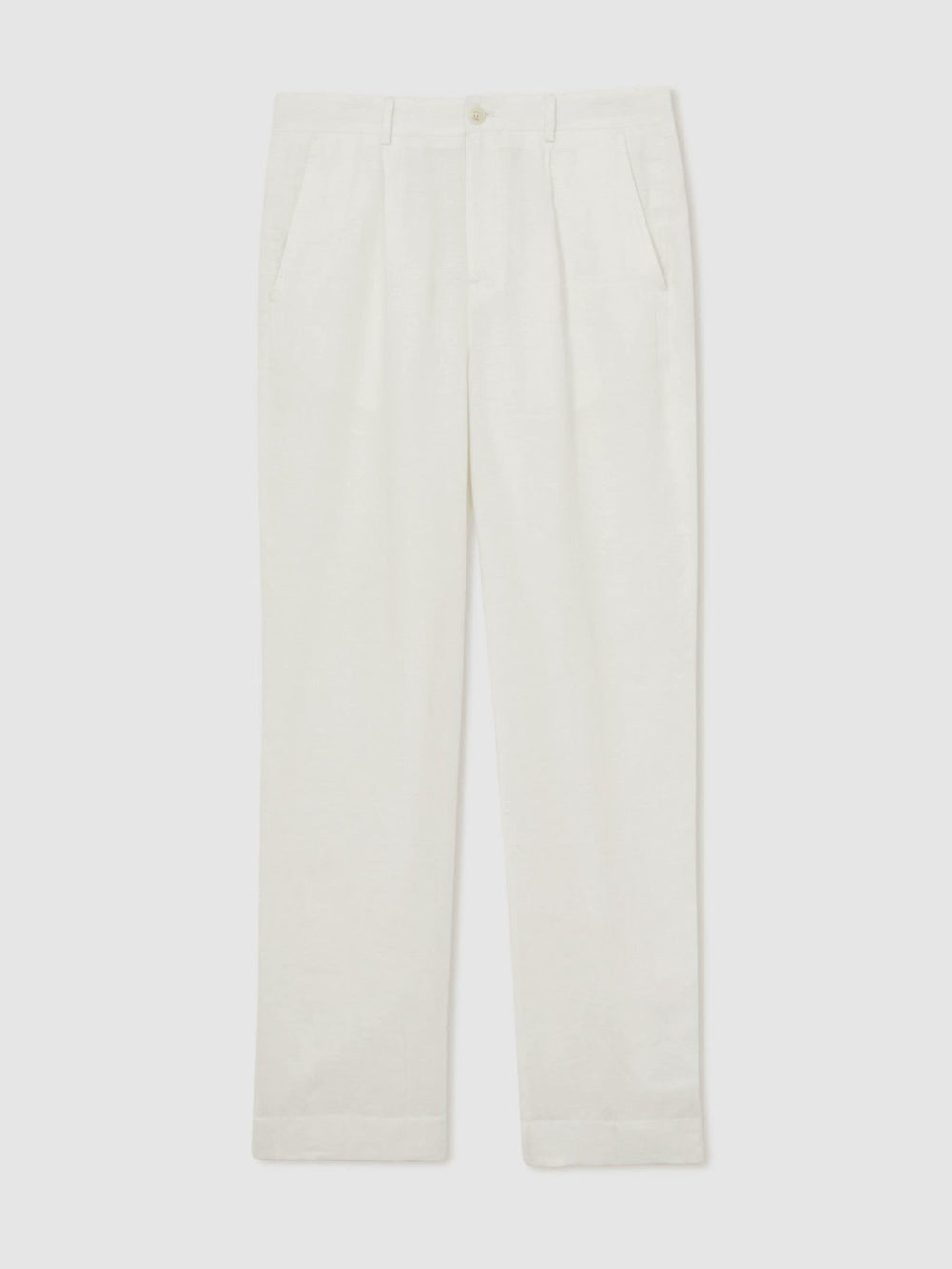 Reiss | | Ché Linen Wide-Leg Trousers in White