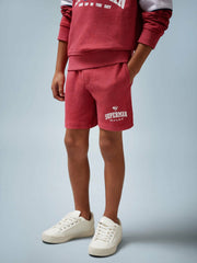 Reiss | 9-13 yrs Superman Cotton Logo Shorts in Red