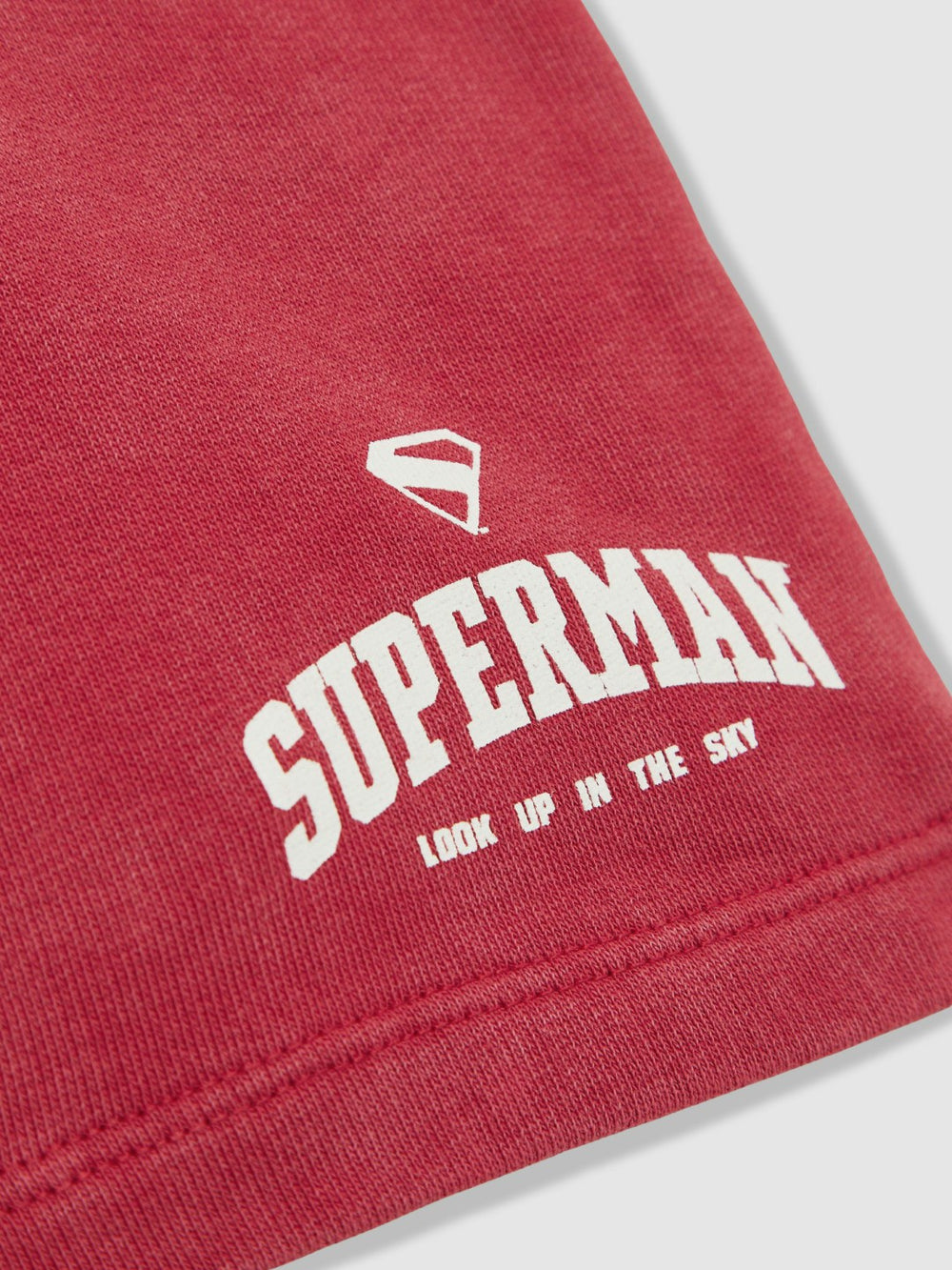 Reiss | 9-13 yrs Superman Cotton Logo Shorts in Red