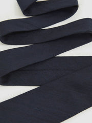 Reiss | Silk Blend Textured Tie in Navy