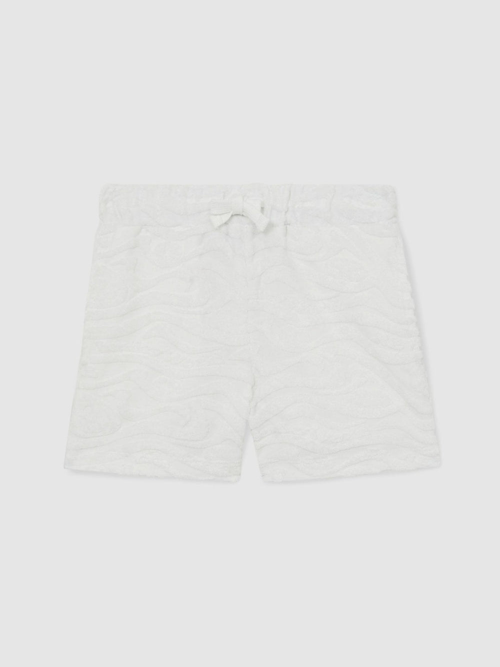 Reiss | 3-9 yrs SmileyWorld Wave Texture Shorts in White