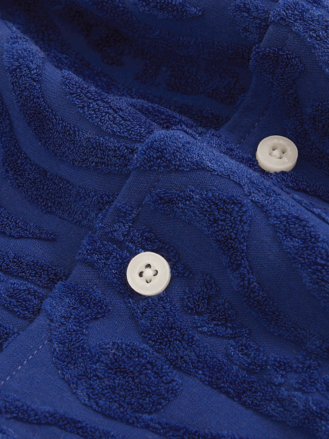 Reiss | 9-13 yrs SmileyWorld Wave Texture Shirt in Bright Blue