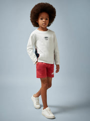 Reiss | 13-14 yrs Superman Cotton Logo T-Shirt in White
