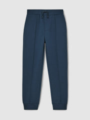 Reiss | 13-14 yrs Interlock Drawstring Joggers in Ocean Blue