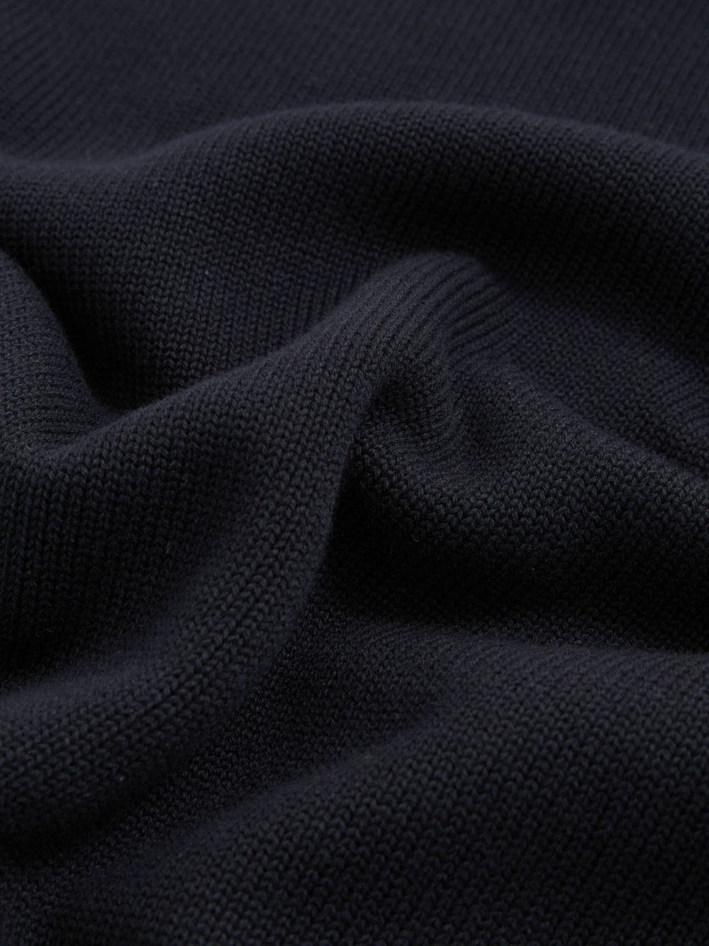 Reiss | Cotton And Wool Crew-Neck Top in Navy