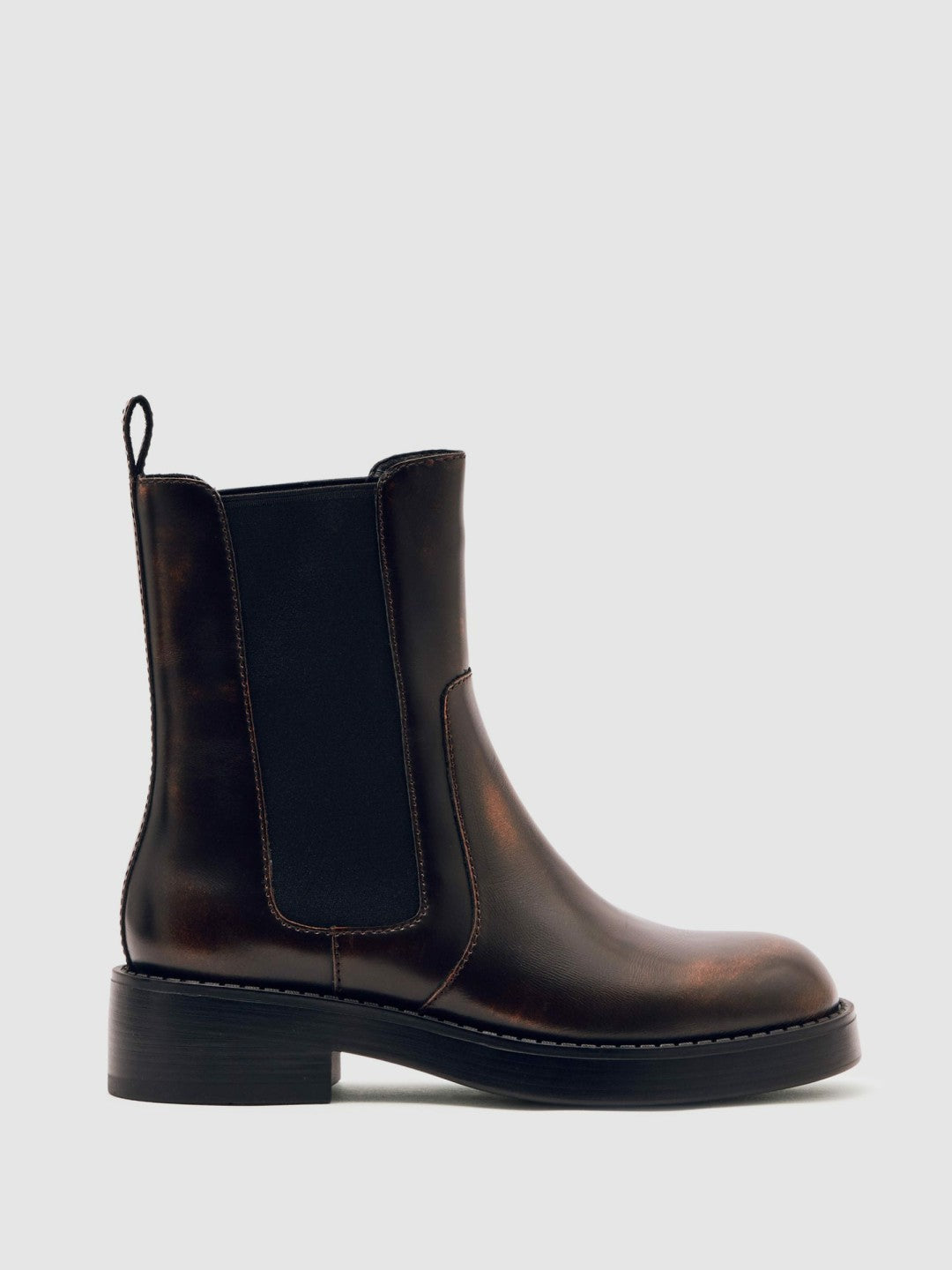 Reiss | Leather Chelsea Boots in Brown