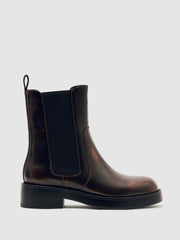 Reiss | Leather Chelsea Boots in Brown