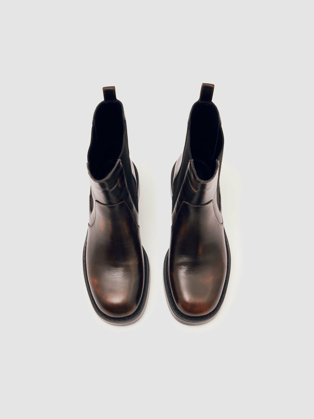 Reiss | Leather Chelsea Boots in Brown