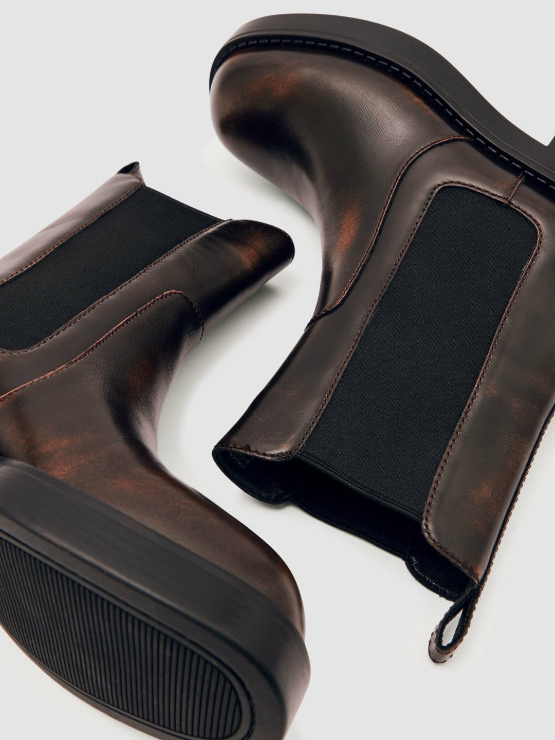Reiss | Leather Chelsea Boots in Brown