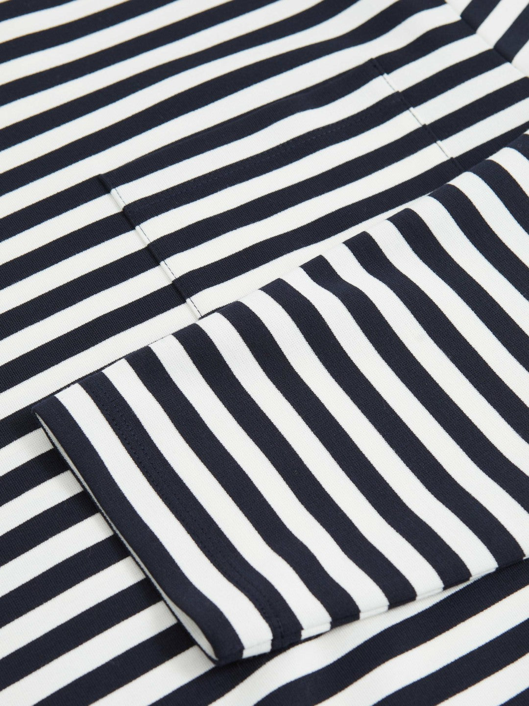 Reiss | Striped Crew-Neck T-Shirt in Navy/White
