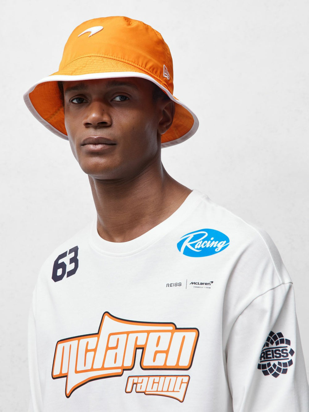 Reiss | Hat in Papaya Orange