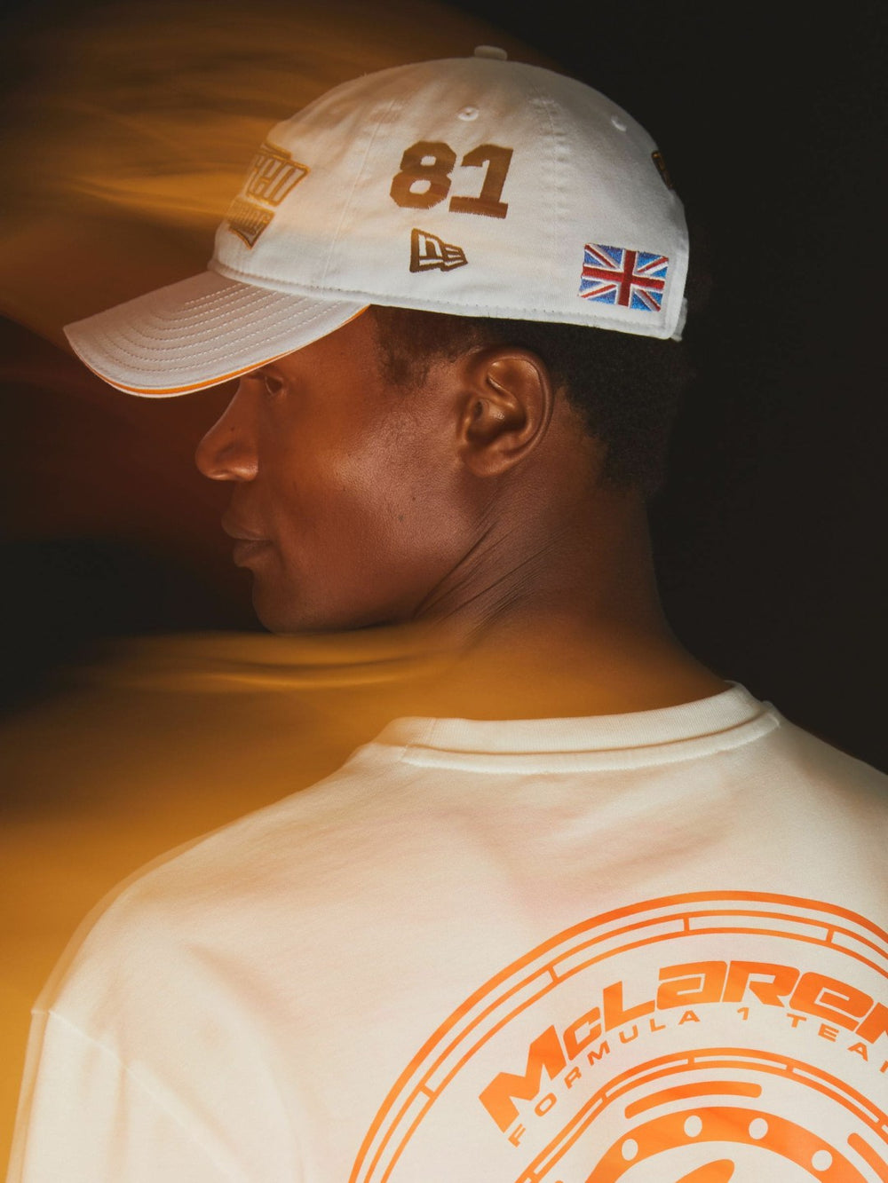 Reiss | McLaren Racing Heritage Cap Unisex Fit in White