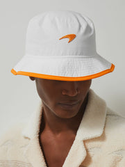 Reiss | McLaren F1 Team Speedmark Bucket Hat in White