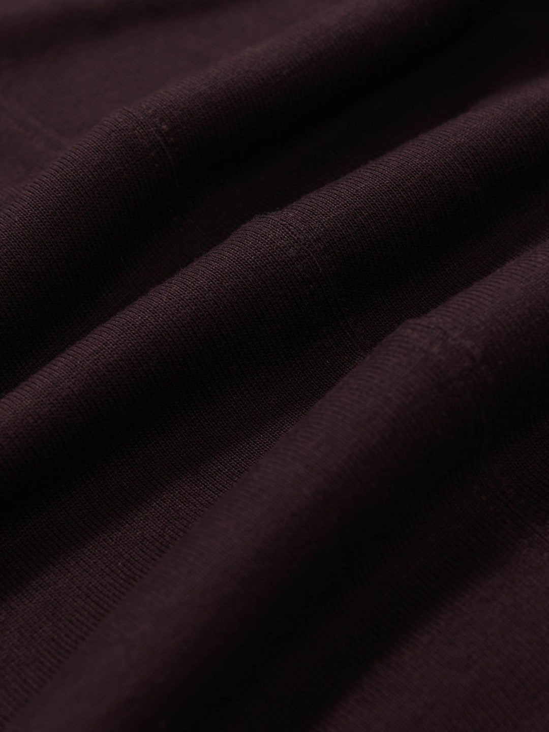 Reiss | Jersey V-Neck Top in Plum