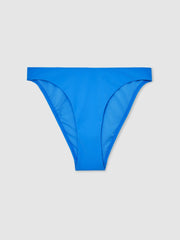 Reiss | High Cut Bikini Bottoms in Cornflower Blue