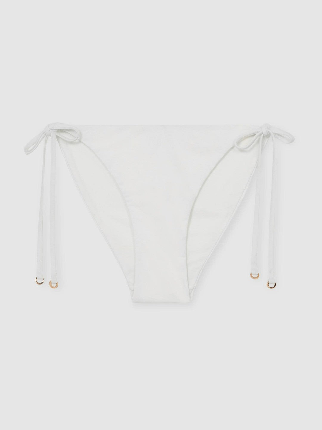 Reiss | Side Tie Bikini Bottoms in White