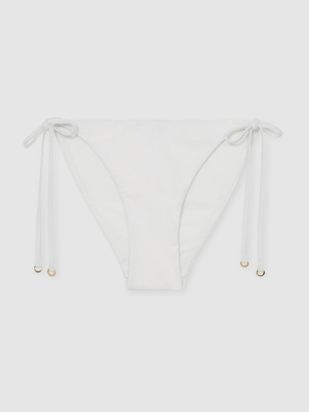 Reiss | Side Tie Bikini Bottoms in White