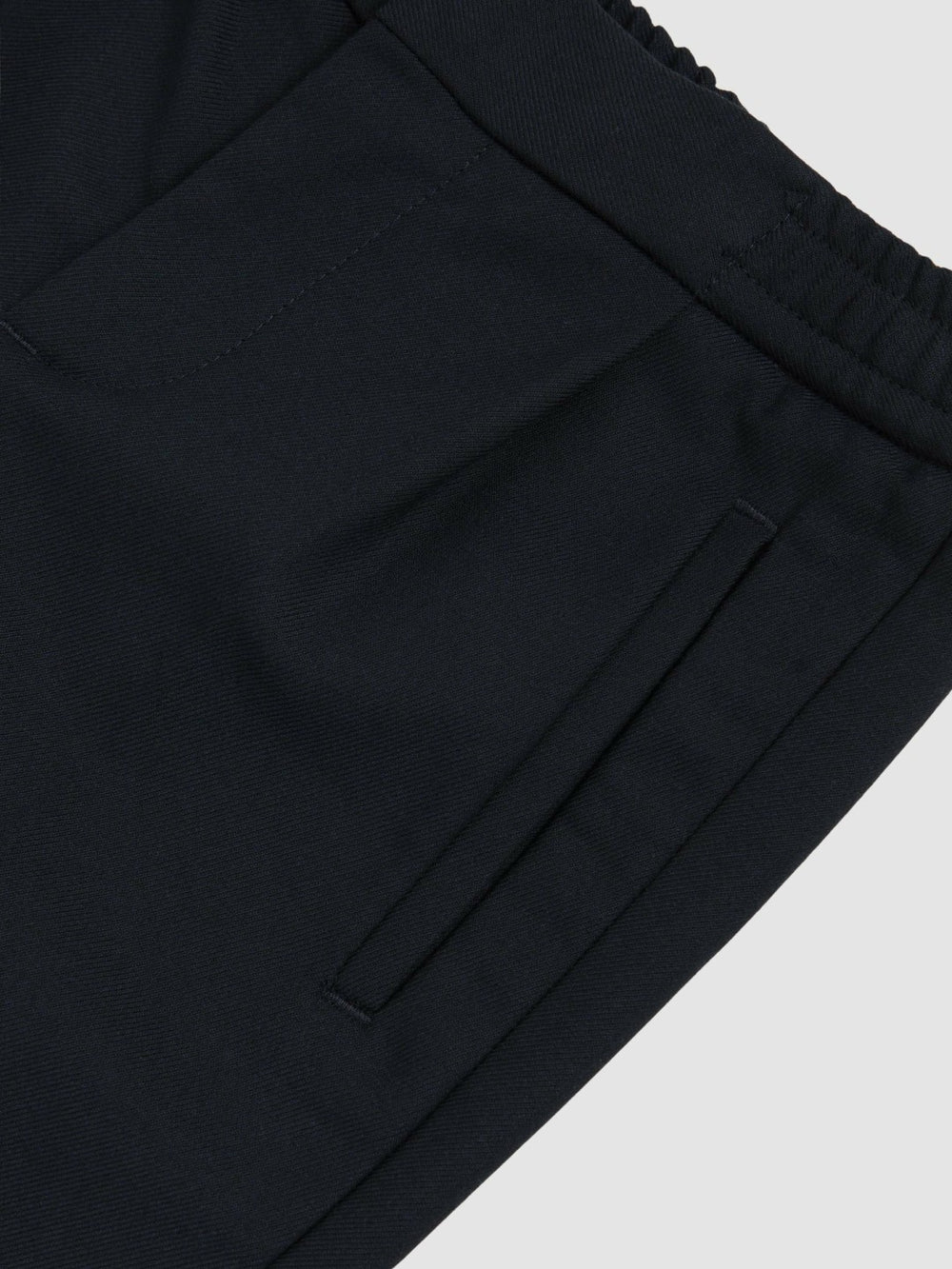 Reiss | 3-9 yrs Relaxed-Fit Pleated Tapered Trousers in Navy