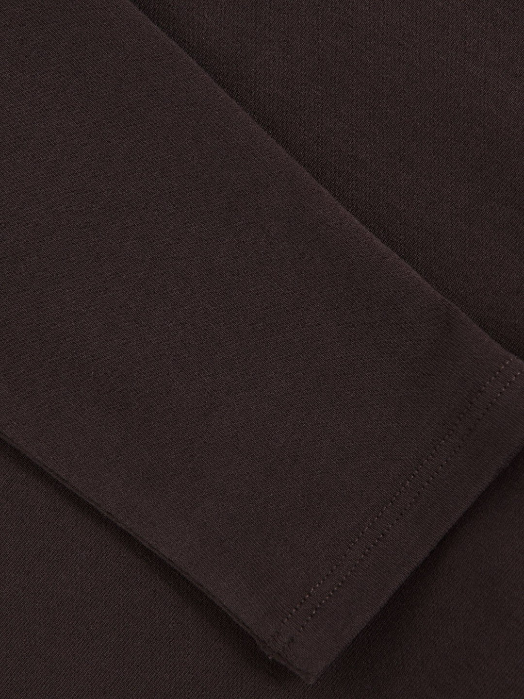 Reiss | Cotton Crew-Neck Long-Sleeve T-Shirt With Stretch in Plum Purple