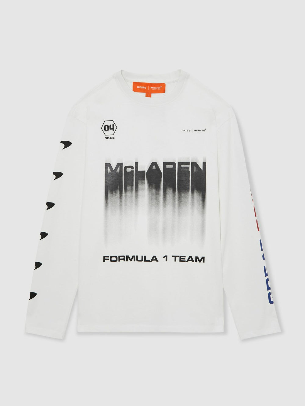 Reiss | McLaren F1 Team British GP T-Shirt Unisex Fit in White