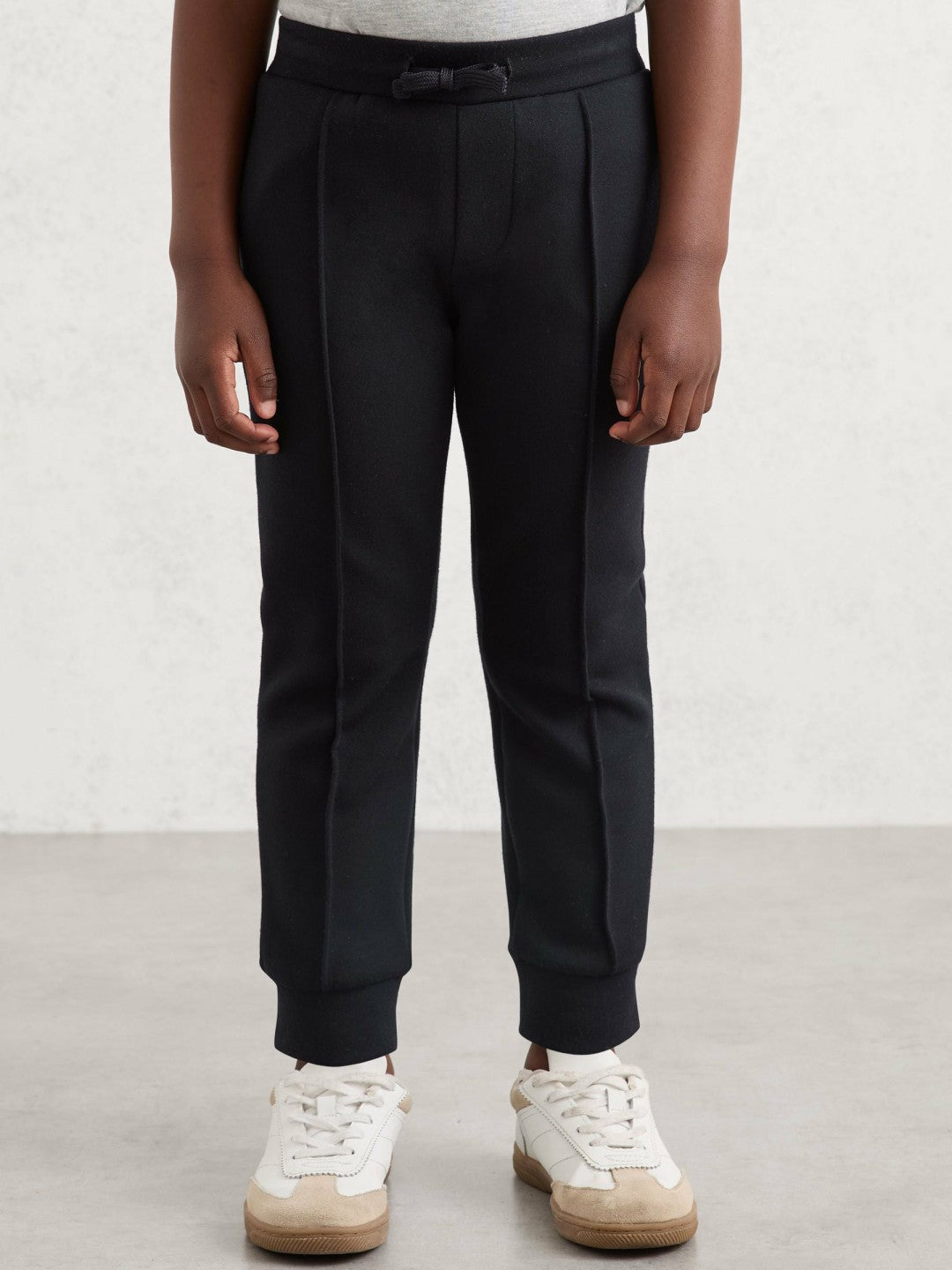 Reiss | 3-9 yrs Interlock Drawstring Joggers in Navy Blue