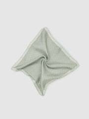 Reiss | Geo Chain Detail Pocket Square in Sage