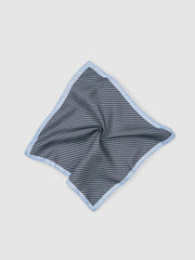 Reiss | Geo Chain Detail Pocket Square in Navy