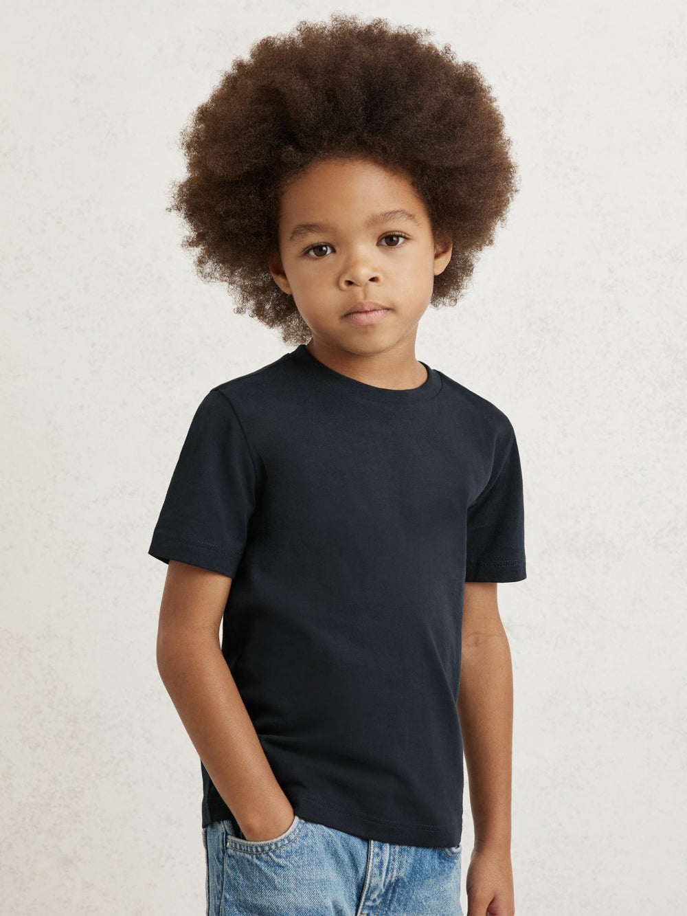 Reiss | 9-13 yrs Crew Neck T-Shirt in Navy