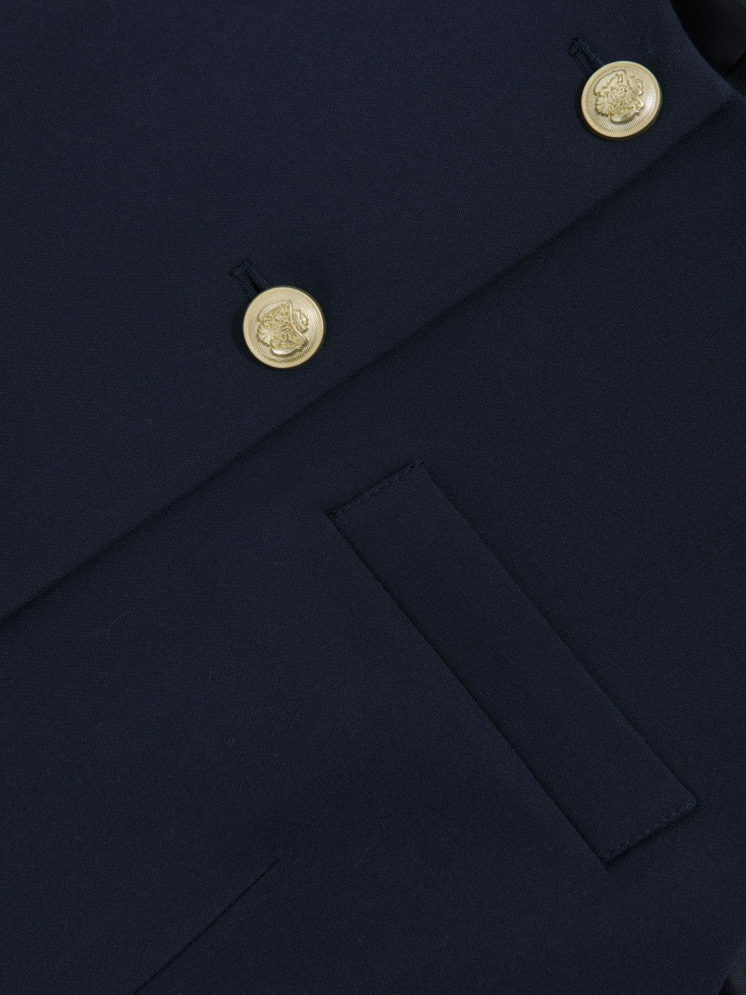 Reiss | High-Neck Longline Waistcoat in Navy