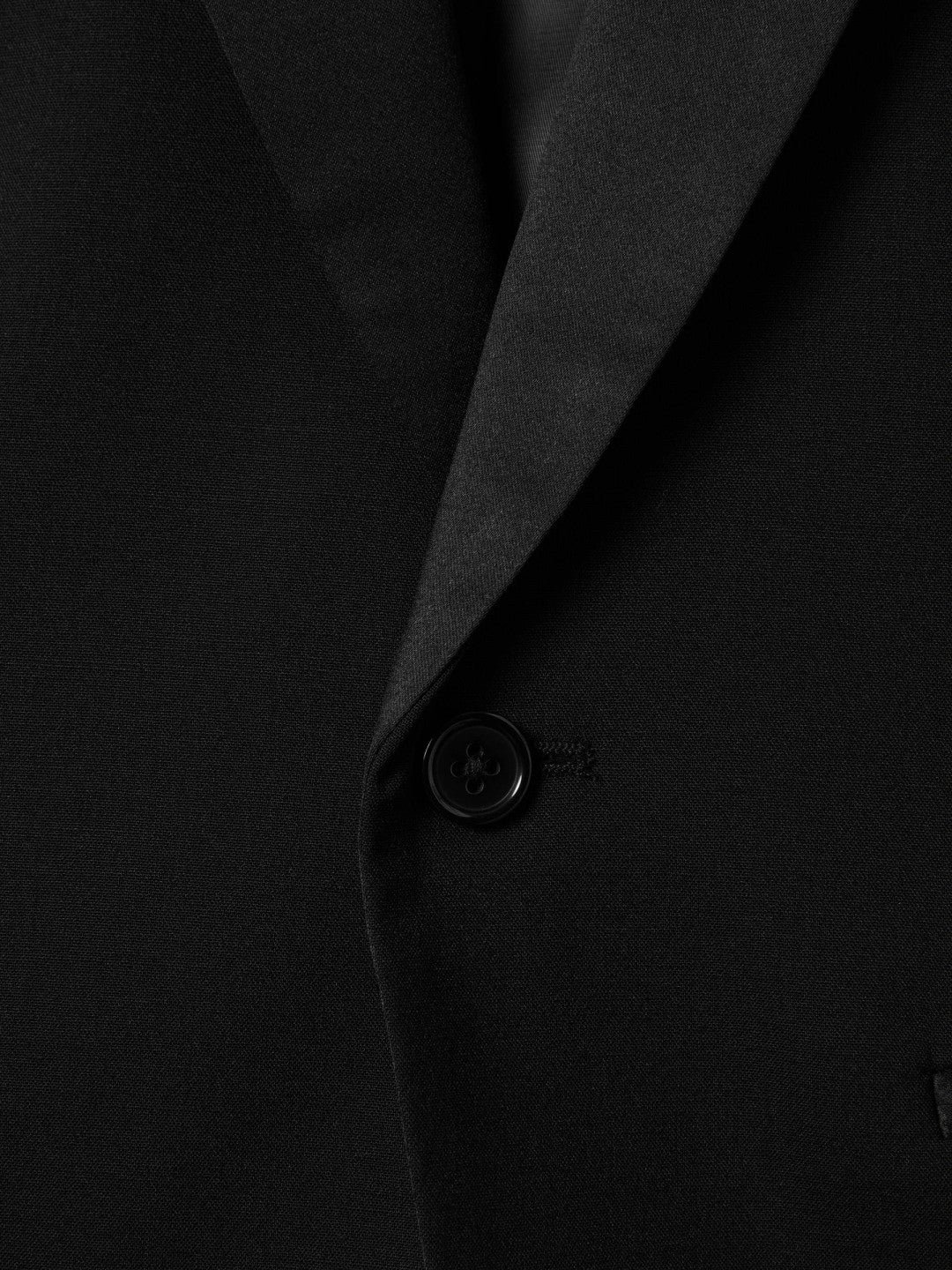 Reiss | 3-9 yrs Tuxedo Satin Single Breasted Blazer in Black