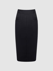 Reiss | Tailored Pencil Skirt in Navy