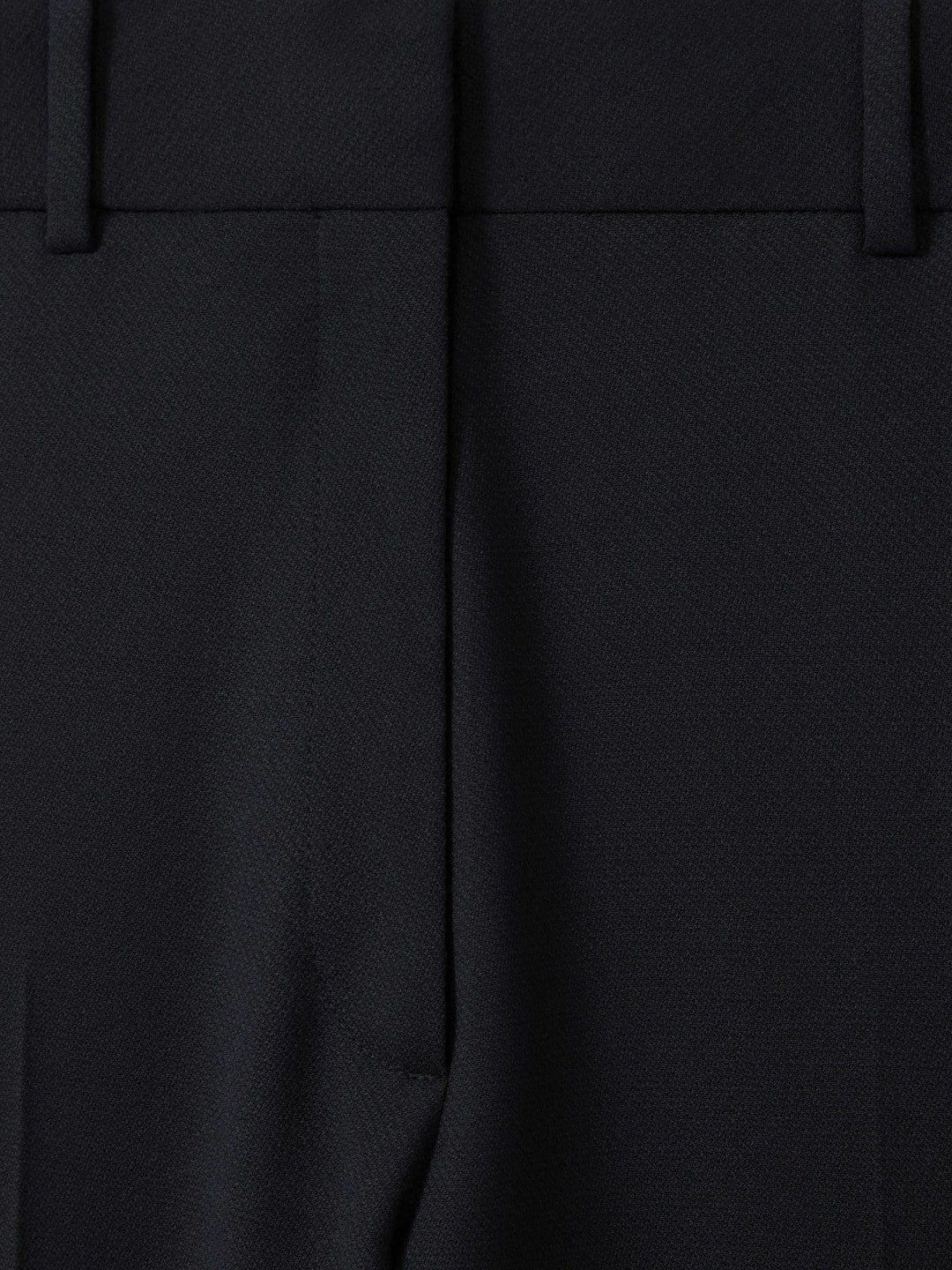 Reiss | Petite Wool-Blend Tailored Flared Suit Trousers in Navy