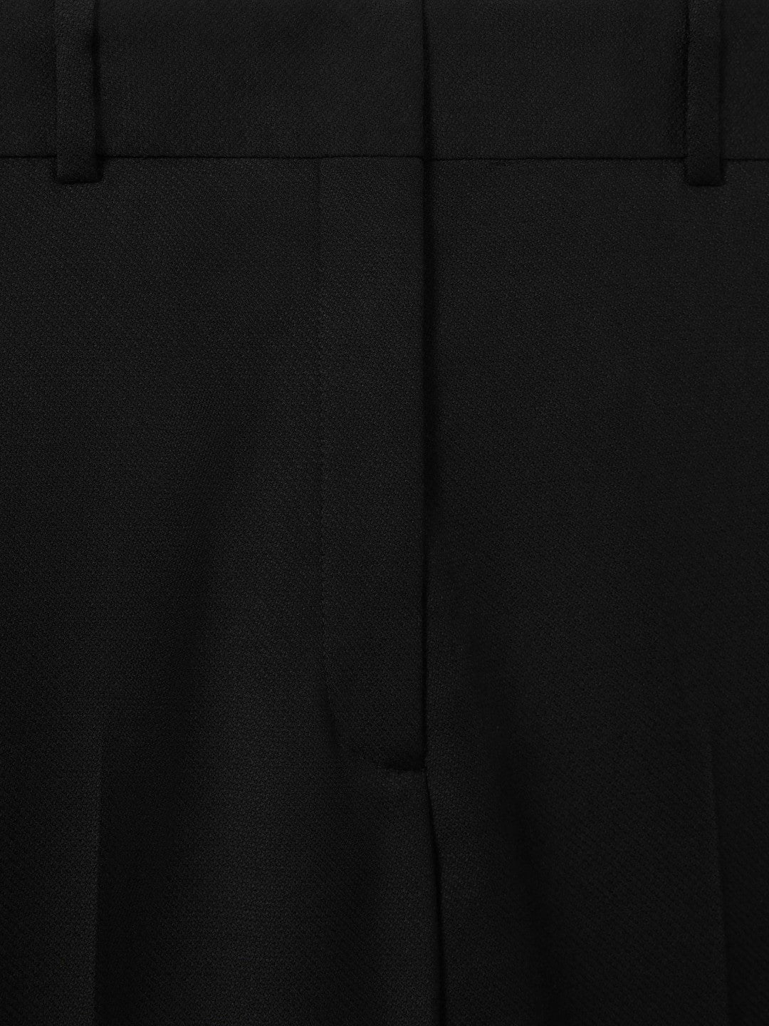 Reiss | Petite Wool Blend Tapered Suit Trousers in Black