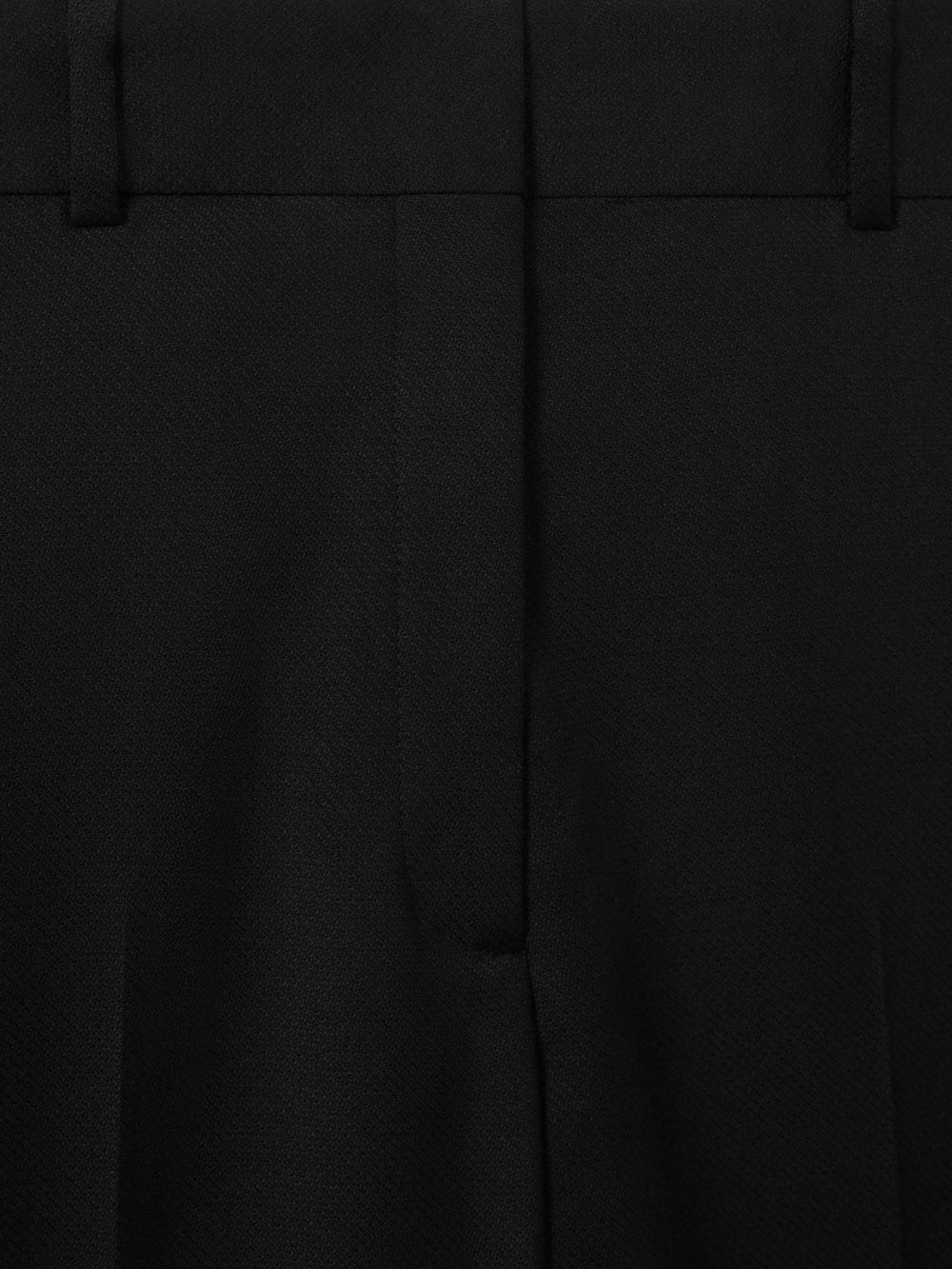 Reiss | Petite Wool Blend Tapered Suit Trousers in Black