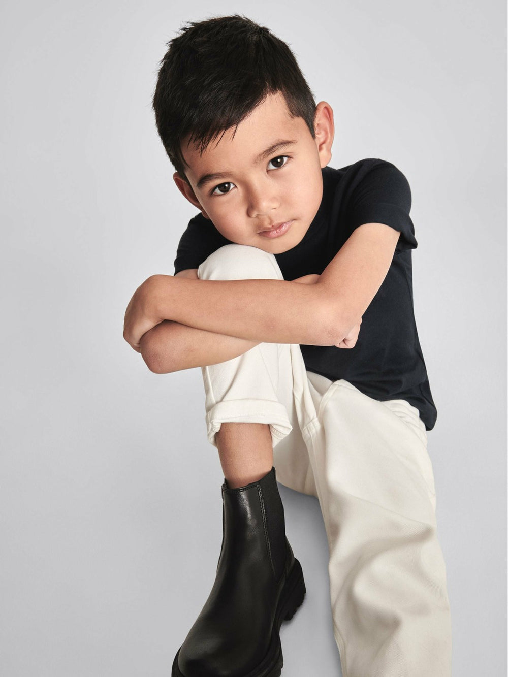 Reiss | 4-9 yrs Crew Neck T-Shirt in Navy