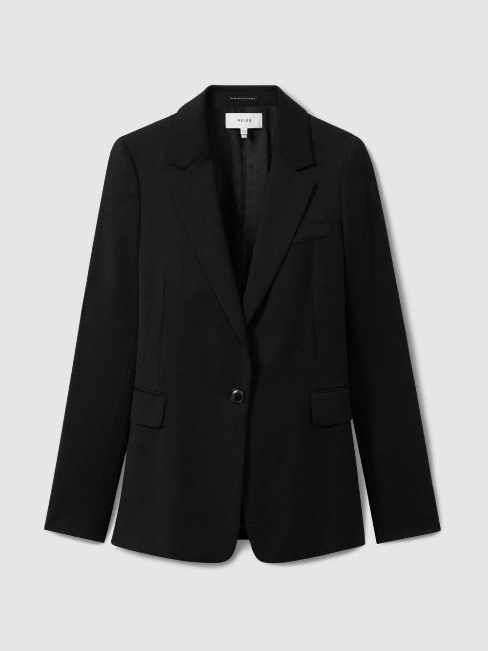 Reiss | Petite Single Breasted Suit Blazer in Black