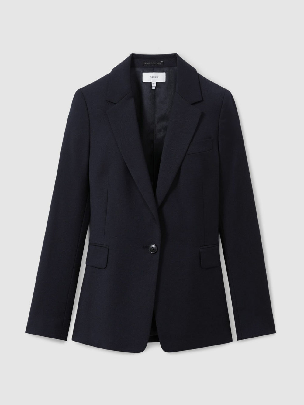 Reiss | Single Breasted Suit Blazer in Navy