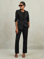 Reiss | Single Breasted Suit Blazer in Black