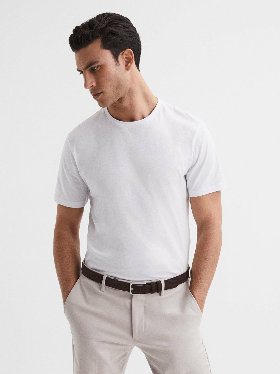 Reiss | Three Pack Of Crew Neck T-shirts in White