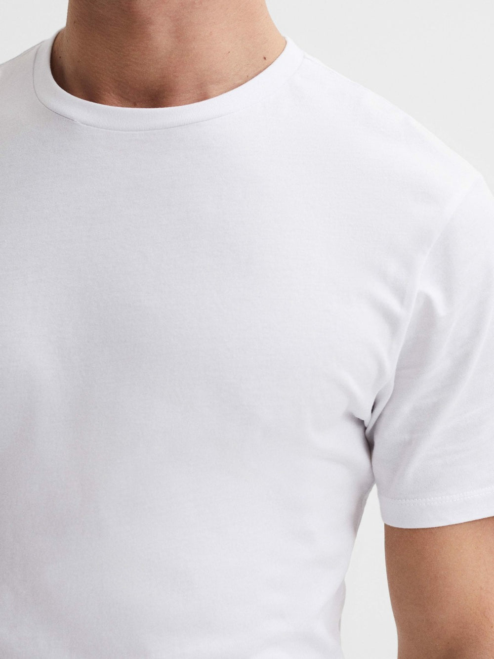 Reiss | Three Pack Of Crew Neck T-shirts in White